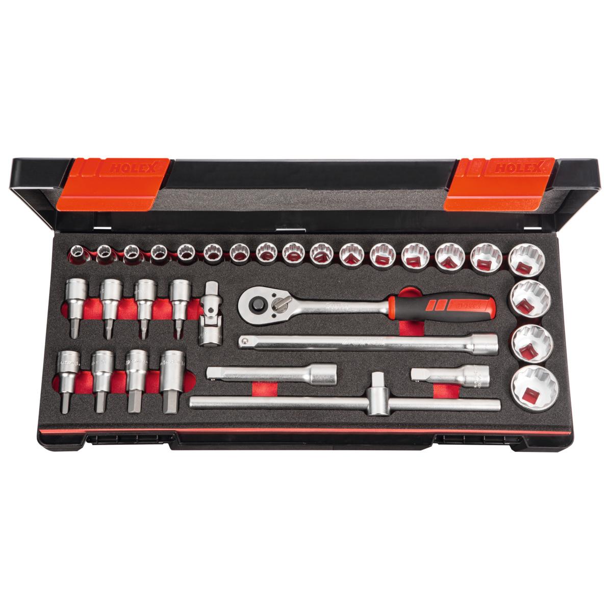 SOCKET SET 1/2, 33PCS SOCKET SET 1/2, 33PCS